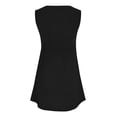 thumbnail image 6 of SOOMLON Short Dresses for Women Plus Size Sleeveless V Neck Sundress A Line Tank Dresses with Pockets Summer Outdoor Dress, 6 of 7