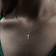 thumbnail image 2 of Collar De Cruz con Rostro De Cristo Imperial Jewlery Oro 10k Medida 50 cm, 2 of 11