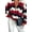 Red Stripe, variant on SHEWIN Womens Sweaters Striped Color Block Chunky Cardigans Button Down Long Sleeve V Neck Loose Knit Fall Sweater Coats Fashion