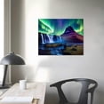 thumbnail image 3 of ARISTURING Aurora Canvas Wall Art for Living Room Mountain Framed Canvas Prints Landscape Pictures Painting Artwork Modern Office Home Decor for Bathroom Bedroom Dining, 3 of 4