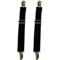 thumbnail image 1 of Elastic Clips Leg Straps, Elastic Adjustable Pants Clips Bed Sheet Fasteners Clips for Flat Sheet,Mattress,Ironing Board or Sofa and Jeans Biker Motorcycle, 1 of 5