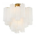 thumbnail image 5 of Crystorama Lighting - Addis - 4 Light Flush Mount In Geometric Style-13.75, 5 of 11