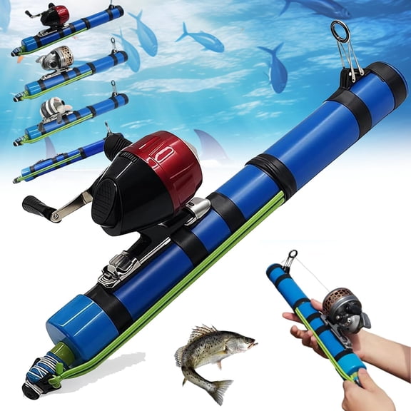 Fishing Catapult Rod, 2026 Upgraded Fly Fishing & Lure Launcher Rod, Compact Telescopic CatapultTool for Saltwater or Freshwater, Great Gear for Outdoor Anglers & Travel