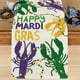 thumbnail image 4 of Banderines de mesa de Mardi Gras | Decoraciones de carnaval para mesas de fiesta | Camino de mesa de tela de lino | Decoración festiva para interiores y exteriores, 4 of 6