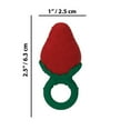 thumbnail image 3 of Hott Products Fruity Booty Berry Buzz Strawberry Mini Clitoral Vibrator, Red, 3 of 3