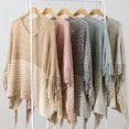 thumbnail image 2 of Hadley Wren Amber Chenille Poncho, 2 of 4