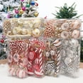 thumbnail image 4 of 13PCS Christmas Ball Ornaments Set – Christmas Candy Cane Shatterproof Balls and Hanging Ornaments for Indoor Outdoor Xmas Christmas Tree, Holiday Wedding Party, Home Décor, 4 of 5