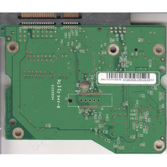 WD10EACS-00ZJB0, 2061-701474-600 AE, WD SATA 3.5 PCB