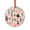 Pattern, variant on Glass Ornament Pink Clouds Glass Round Christmas Ornament Girls Cloud Sky Pink for Home Office Xmas Tree Decor