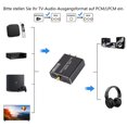 thumbnail image 3 of Convertidor DA, convertidor DAC de 192 kHz, convertidor de audio digital a analógico, adaptador de audio SPDIF coaxial Toslink a estéreo analógico L/R RCA de 3,5 mm para PS3, PS4, Xbox, TV,, 3 of 6