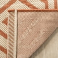 thumbnail image 6 of SAFAVIEH Courtyard Brody Geometric Indoor/Outdoor Runner Rug, Beige/Terracotta, 2'3" x 6'7", 6 of 9