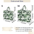 thumbnail image 2 of FORMRS Womens Corduroy Tote Bag Crossbody Shoulder Handbag with Pocket, Army Green Camouflage Pattern, 2 of 7