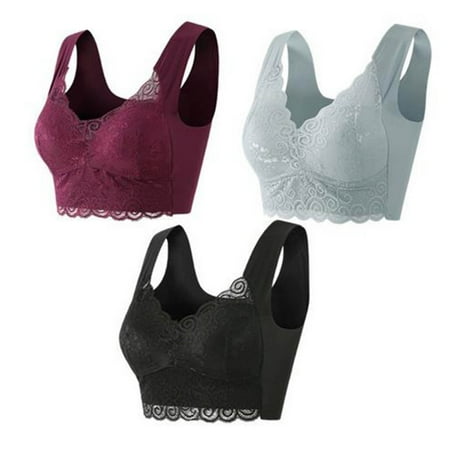 Women s Spaghetti Strap Bra Convertible Bra Feature V-Neck Nursing Bra Style W-403 Black M