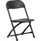 thumbnail image 1 of Silla plegable de plástico negra para niños Flash Furniture  Y-KID-BK-GG, 1 of 2