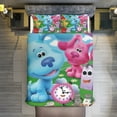 thumbnail image 7 of Blue'S Clues 3 Pieces Duvet Cover Set, Soft Bedding Comforter Cover Set with Zipper Closure, 1 Duvet Cover And 2 Pillowcases for Bedroom All Season, 7 of 7