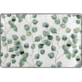 thumbnail image 4 of Dreamtimes Eucalyptus Leaves Area Rug, 36"x24" Watercolor Green Flowers Non-Slip Washable Indoor Door Mat, Absorbent Floor Mat for Bedroom Kitchen Entryway Bathroom, 4 of 7