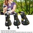 thumbnail image 4 of Golf Head Cover, Rotating Number Tag Golf Club Protector Headcover Thick and Nondeformable  for Hybrid, 4 of 7