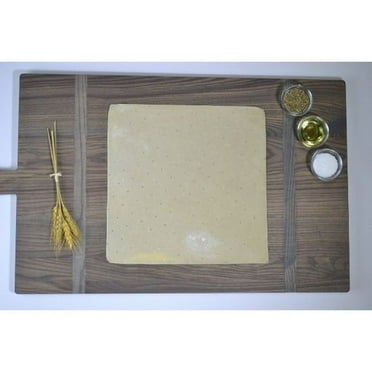 Ultra Thin 12 x12 inch Square Par-Baked Thin Crust Flatbread Shell/Flatbread, 7.8 Ounce -- 40 per case