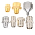 thumbnail image 3 of Kit de Adaptador de aerógrafo profesional de 7 piezas Nikou conector BSP de 1/8 pulg y 1/4 pulg, 3 of 15