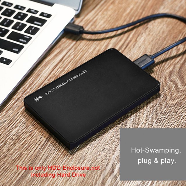 Hard Disk Drive Box, High Efficiency HDD Enclosure Compatibility Lightweight Slide Up Type for Laptops