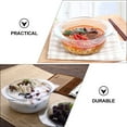 thumbnail image 5 of QUMONIN 1PC Heat-resistant Glass Pot Microwave Oven Glass Bowl with Cover Soup Pot (1L), 5 of 9