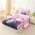thumbnail image 2 of Erosebridal Japanese Anime Girl Twin Sheet Sets,Kawaii Japanese Animation Bedding For Adults 3pcs, 2 of 6