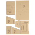 thumbnail image 4 of Plantilla De Monedero, Plantilla De Pasaporte De Plantilla De Monedero De Acrílico Transparente Ultra Responsiva, 4 of 12