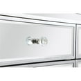 thumbnail image 6 of Maklaine Modern 72" Metal and MDF Mirrored Credenza in Antique Silver, 6 of 8