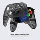 thumbnail image 3 of Controlador de interruptor inalámbrico, controlador de interruptor Bluetooth, controlador de joystick de gamepad de interruptor, negro, 3 of 5