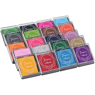 Lsushine Craft Ink Pad Stamps Partner Diy Color,15 Color Craft Ink