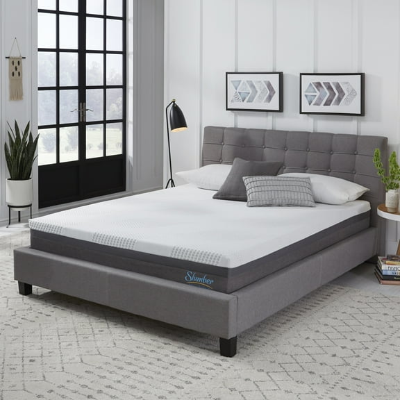 Slumber Solutions 10" Hybrid Mattress, Mattress-In-A-Box, Queen