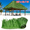 Green, variant on Ymokee 1.63 x 16.4 FT Artificial Palm Thatch Roll, Multi Use Straw Roof Decoration Palm Thatch Runner Roll Fake Carpet for Hut Bar Garden