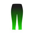 thumbnail image 4 of breaise High Waisted Capri Leggings for Women Tummy Control Knee Length Capris Workout Running Yoga Pants 2024 Summer Gradient Color Cropped Trousers, 4 of 6