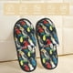 thumbnail image 2 of Fotbe Parrot Pantuflas Peludas para Mujer con Estampado, Zapatillas de Peluche, Zapatos de Invierno para Casa, Uso Interior y Exterior-Large, 2 of 8