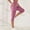 Pink, variant on Summer Saving Athletic Pants for Women Solid Color Taper High Waist Seamless Tummy Control Stretchable Yoga Leggings with Pocket Elastic Butt Lifting Stylish Women'S Clothing Navy S