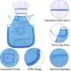 thumbnail image 3 of 1 Set of Blue Children's Chef Clothes, Apron and Chef Hat, etc. (11 pieces), Children's Kitchen Toy Cooking Set, 3 of 5