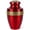 Burgandy & Royal Gold, variant on Aluminum Handcrafted Urn - Elegant Keepsake Holder for Adult Human Ashes (Powder Pink & Silver)