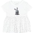 thumbnail image 3 of Inktastic Curious Rhinos Girls Baby Dress, 3 of 5