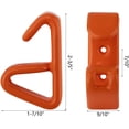 thumbnail image 3 of Wheel Display Hooks, Car Rim Wheel Display Hooks Solid Steel with Soft Plastic Coated Wheel Rim Hooks for Hanging Rims on The Wall, 3 of 4
