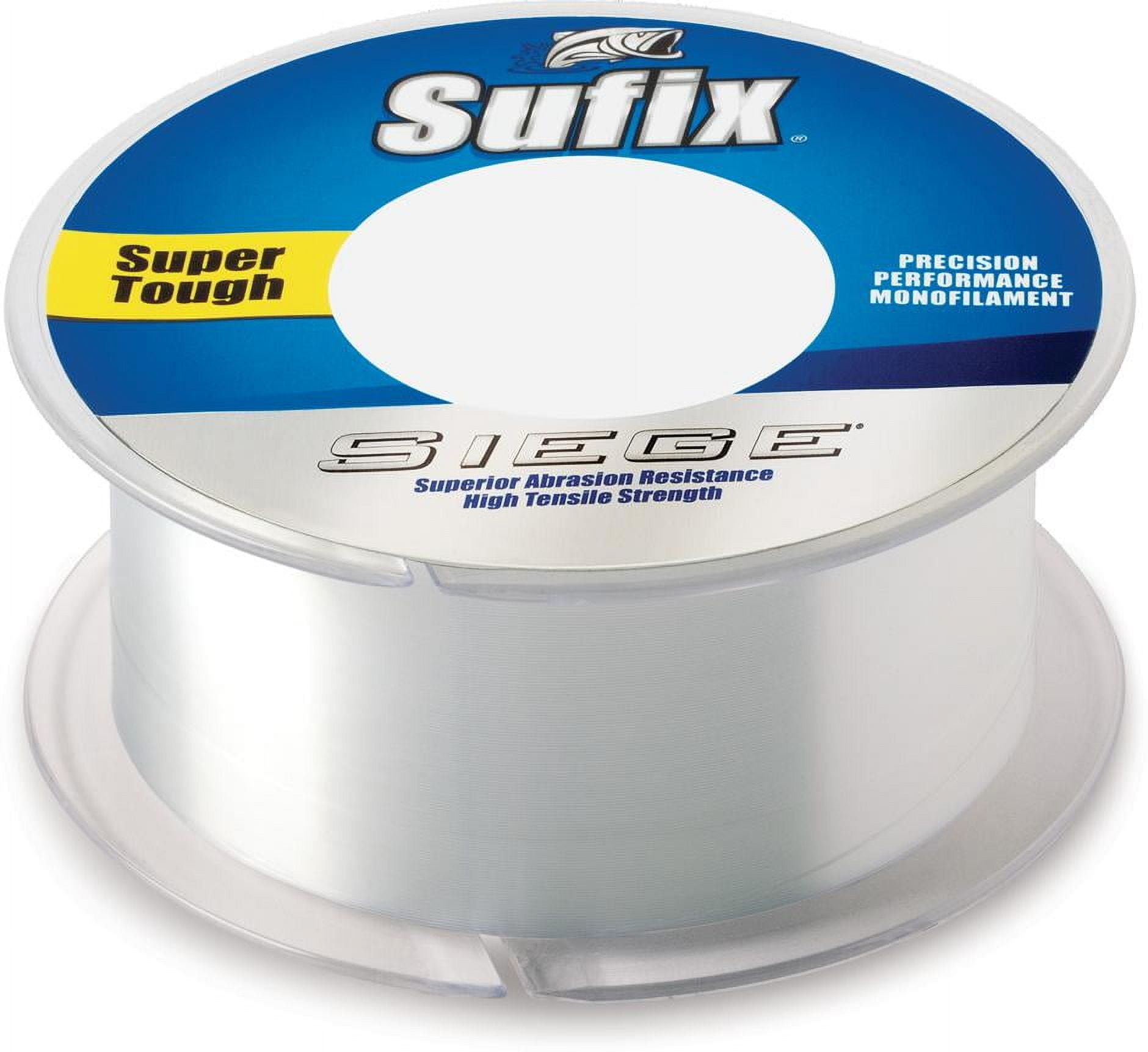 Sufix 662 Siege Monofilament Fishing Line, 3000 Yd Spool, 12 lb Smoke Green