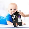 thumbnail image 4 of Coolnut 5 PCS Cute Ghost Hat Boo Baby Muslin Washcloths, Happy Halloween Party Face Towel Burp Cloths Ultrasoft Absorbent Cotton Bath Wipes Towels for Newborn Boys Girls, 4 of 6