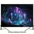 thumbnail image 3 of Mystical Crystal Cave Backdrop Purple Blue Crystal Photography Background Fantasy Crystal Cave Birthday Anniversary Party Decorations Banner Supplies Photo Booth Props, 3 of 6