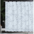 thumbnail image 3 of Ambesonne Wave Shower Curtain, Traditional Japanese Motifs, 69"Wx75"L, Blue Pale Blue, 3 of 4
