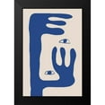 thumbnail image 2 of The Miuus Studio 13x18 Black Modern Framed Museum Art Print Titled - Abstract Face No1., 2 of 5