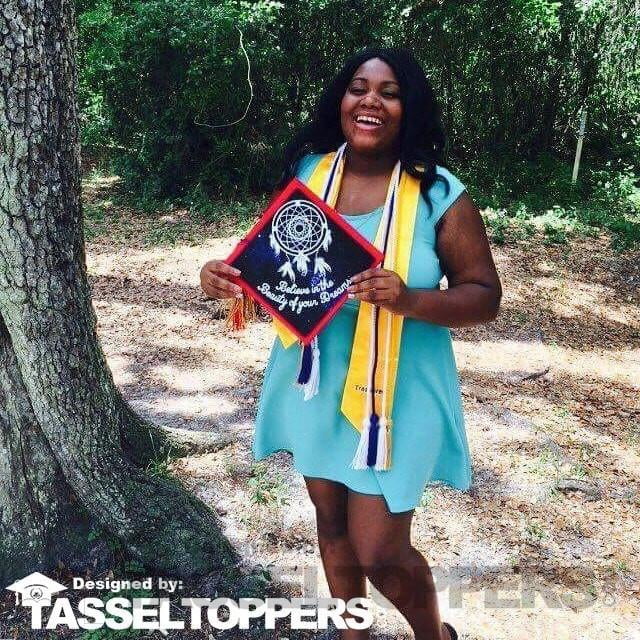 Graduation Cap Topper  ™ - Believe In The Beauty of Your Dreams - Tassel Topper