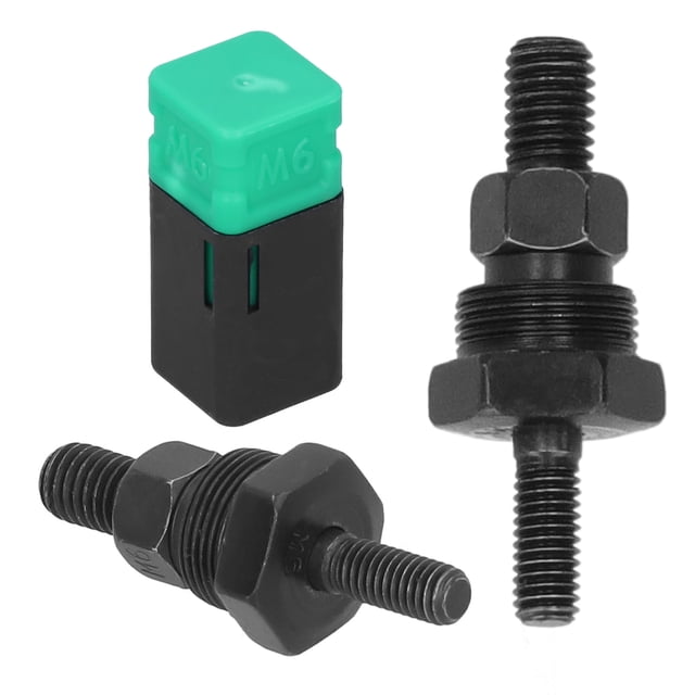 Rivet Tool Head, Manual Riveter Head High Accurate Professional Easy To Use M6 Riveter Tip Without Burrs for Hand Operated