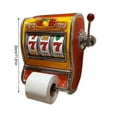 thumbnail image 2 of Vending Machine Style Toilet Paper Rack - Novelty Space-Saving Bathroom Tissue Dispenser for Home, Office, RV & Small Spaces, Easy-Install Durable Storage Accessory, Year of The Horse, 11.81in, 2 of 4
