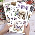 thumbnail image 4 of 4pcs 4 styles Flower and Angel PVC Waterproof Decorative Stickers Self Adhesive Decals for Furniture Decoration Mixed Shapes 300x150mm 1pc/style Paper, 4 of 8