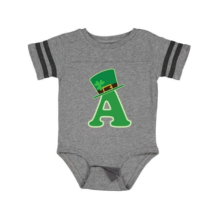

Inktastic Irish St Patricks Day Letter a Monogram Gift Baby Boy or Baby Girl Bodysuit