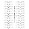 thumbnail image 2 of Spikey Eye Lash Map Sticker, 2 of 6
